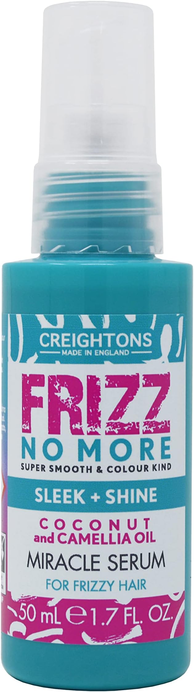"Creightons Sleek & Shine Miracle Serum (50ml) - Smooth Hair from Root to Tip, Lock out Frizz & Moisture in, Perfect for Prone or Wavy/Curly , Super & Colour Kind"