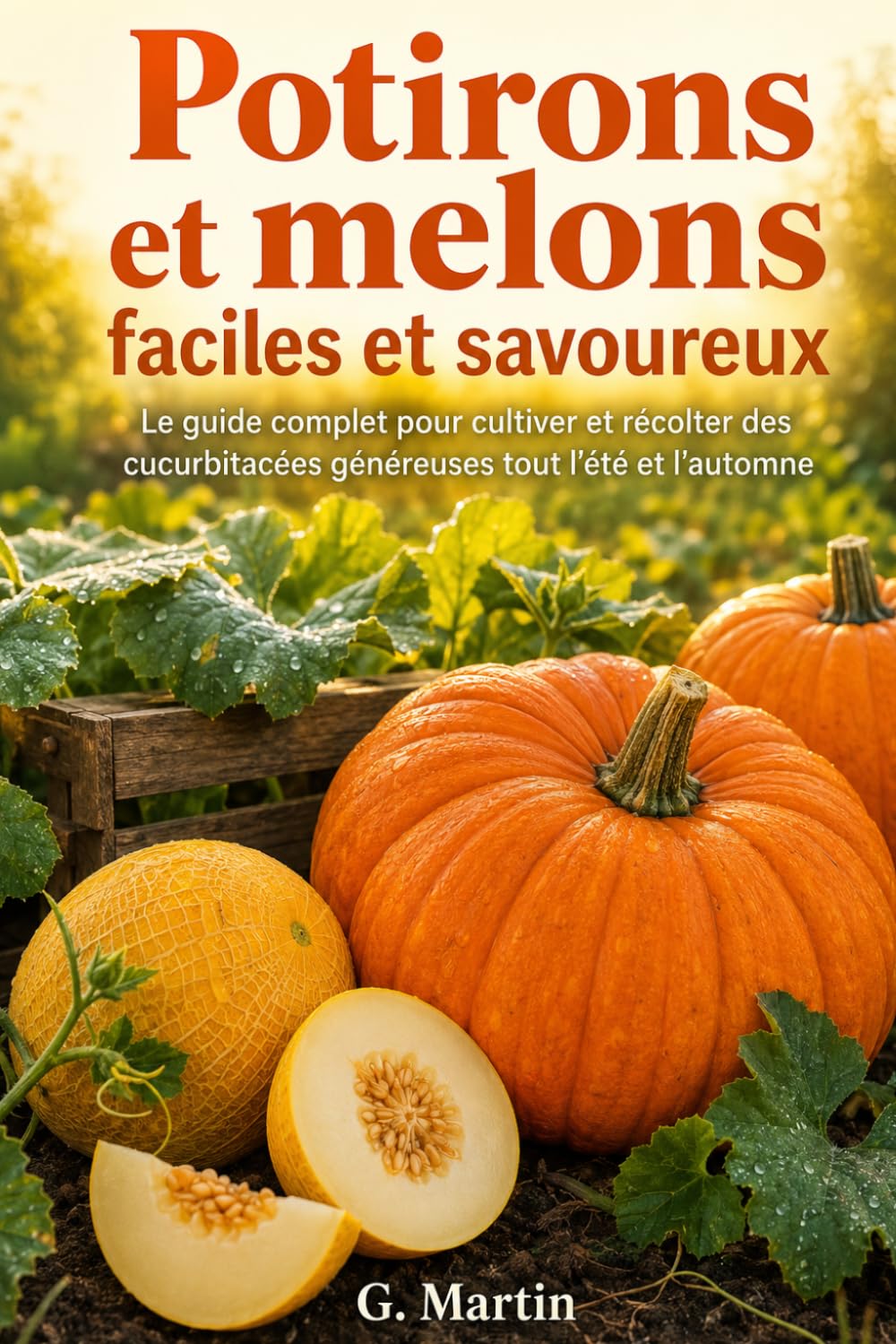 Potirons et melons faciles et savoureux: Le guide complet pour cultiver, entretenir et récolter des cucurbitacées généreuses tout l'été et l'automne (Jardinage Facile)