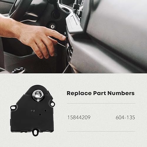 Miniatura 3 de YHTAUTO Palancas de puerta de mezcla de accionador de puerta de aire HVAC – Compatible con modelos Chevy, Pontiac y Saturn – Malibu 2008-2012, G6