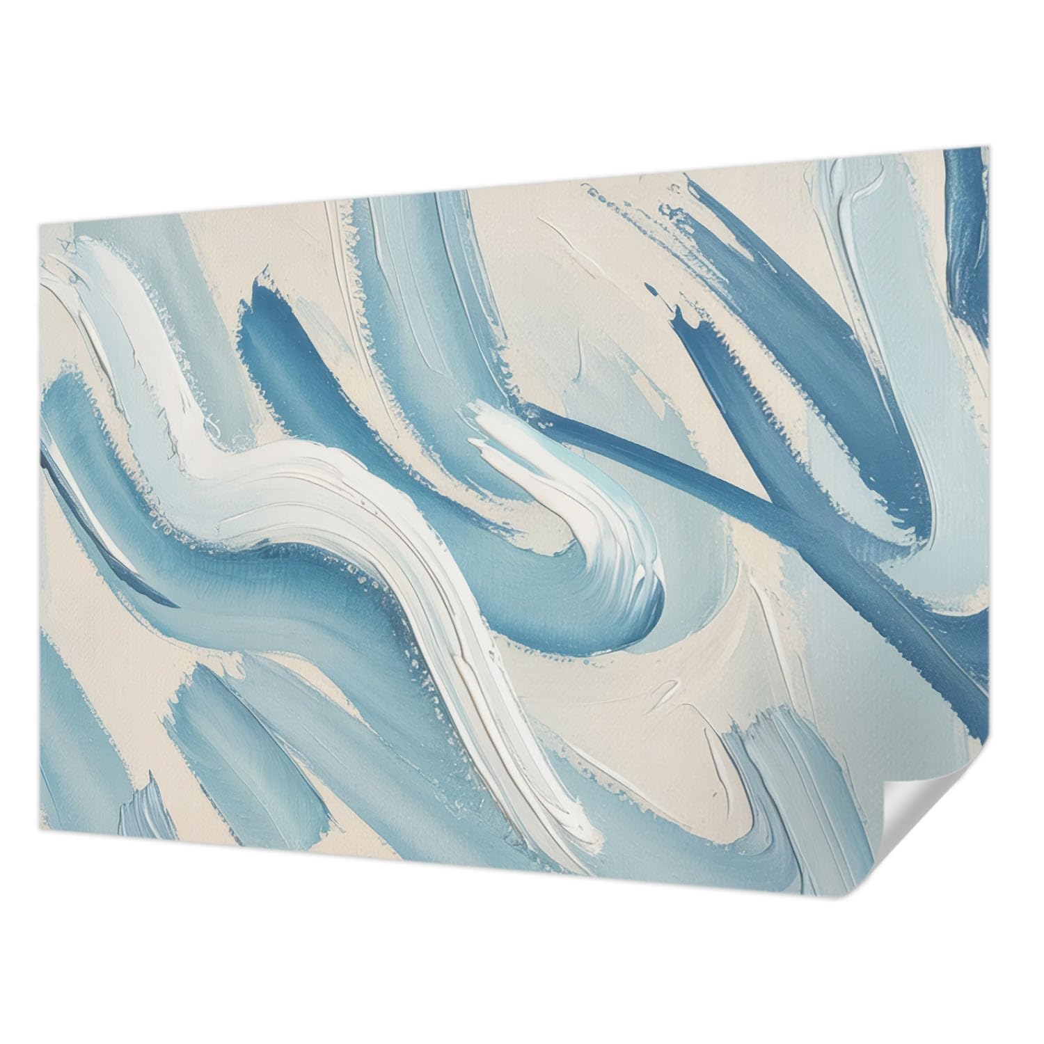 Panoramique mural adhésif 152x104 cm au motif de traits abstraits design et élégant
