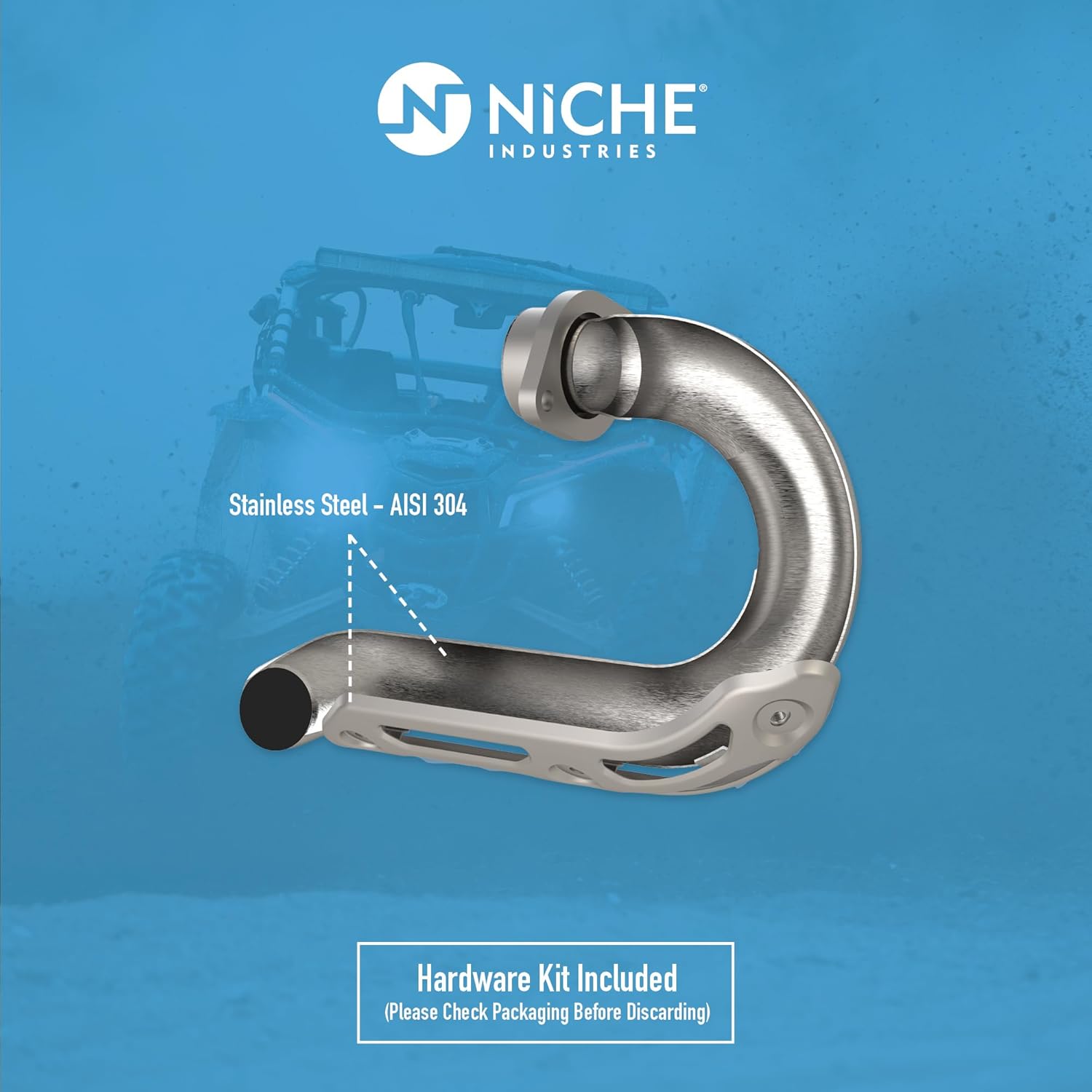 NICHE Exhaust Header Manifold for Yamaha YFZ450 YFZ450R 18P-14611-01-00