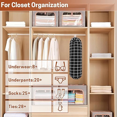 Miniatura 5 de SWISSELITE - 2 organizadores con soporte para bolsas de plástico grandes para montaje en pared, dispensador de almacenamiento, 22 x 9 pulgadas