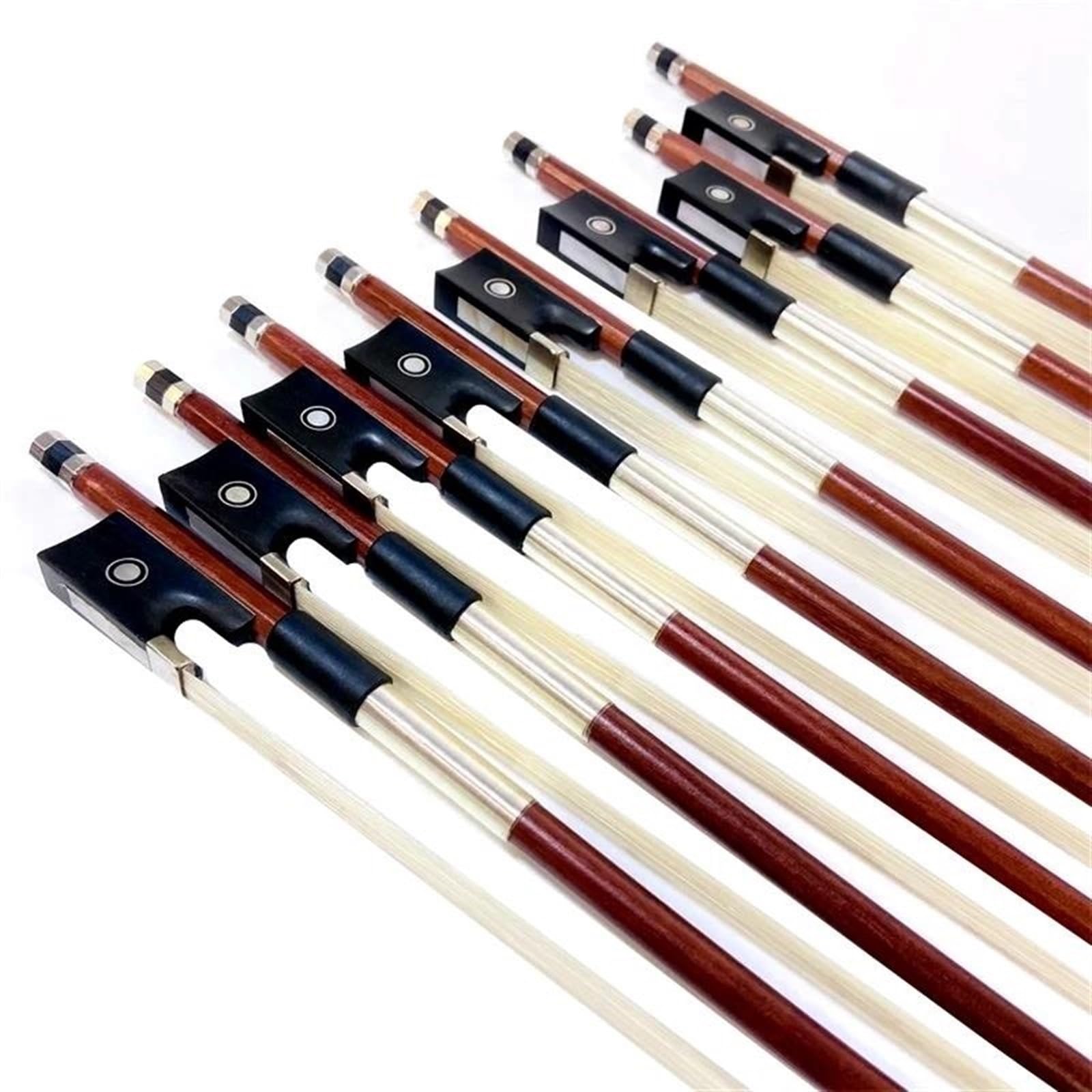 Archetto Per Violino 10 Pezzi Di Archetto Per Violino In Legno Brasiliano Di Alta Qualità Avanzato(Violin 4-4)