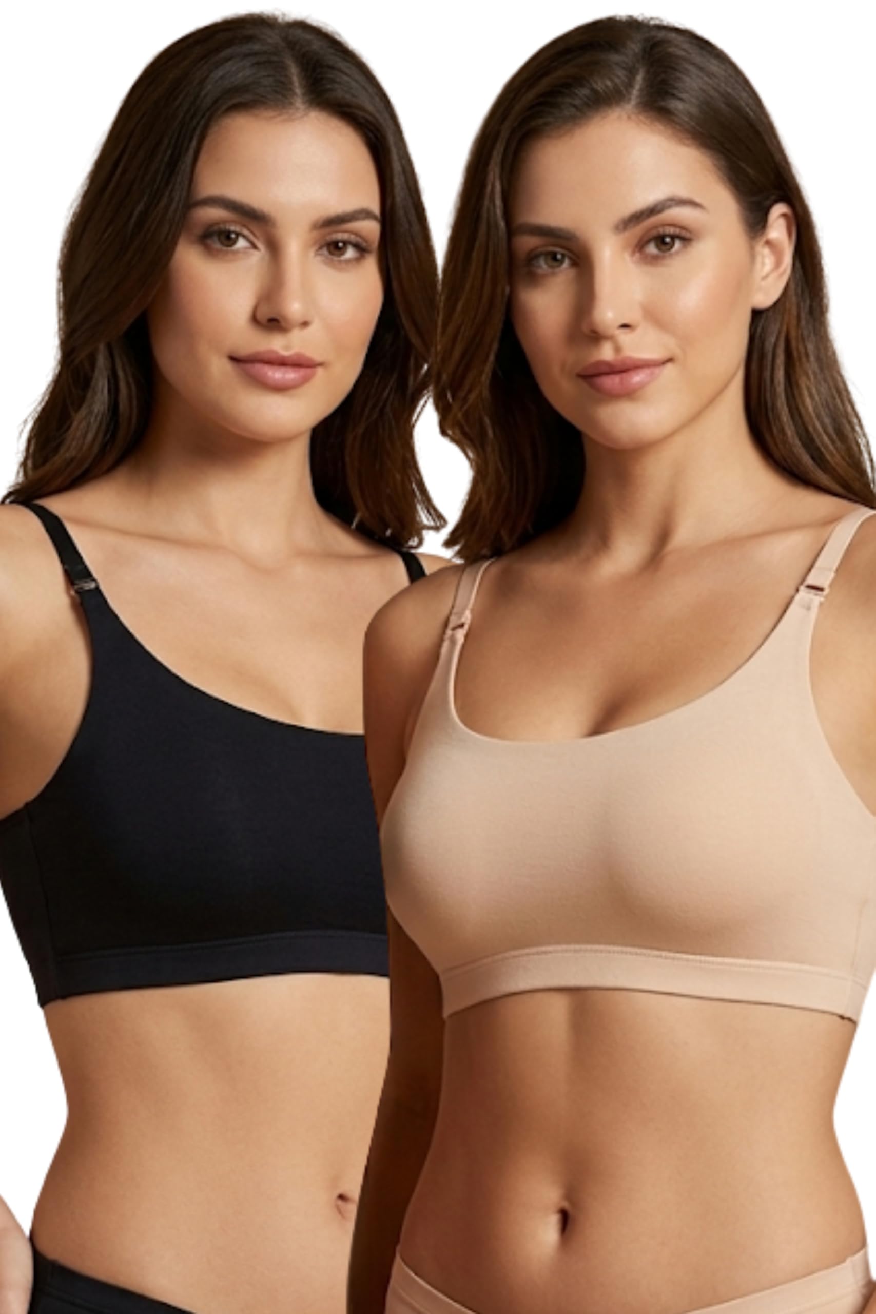 mysha Women’s Pure Cotton Stretchable Adjustable Straps Non-Padded Everyday Bra Soft Material Pull-On Bra for Comfort and Support – Wireless Seamless Comfortable Bra for Daily Use-picture-23