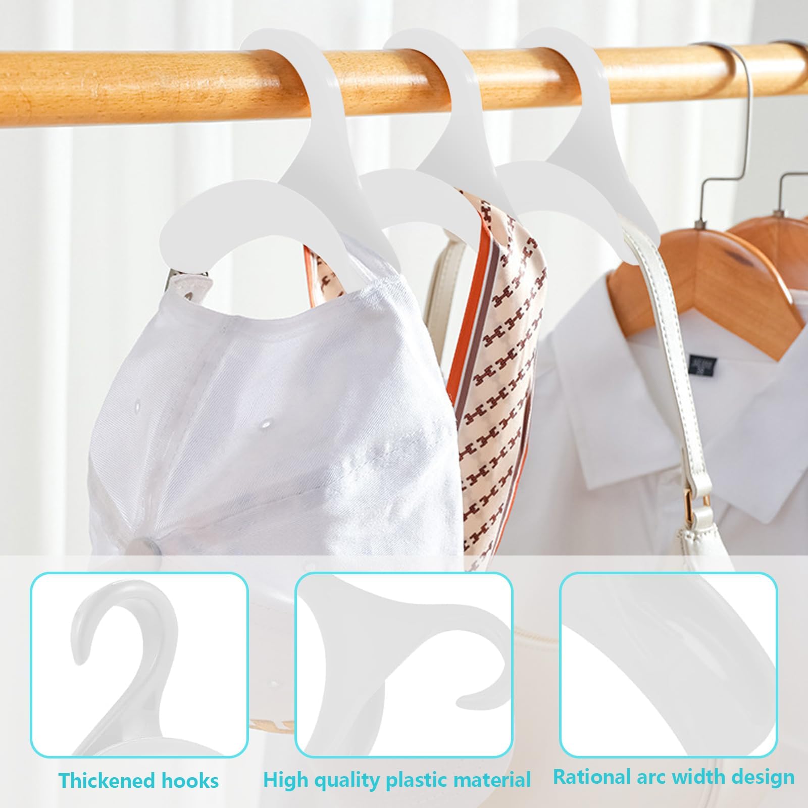 Indusoire 10 PCS Bag Hanger, Purse Hanger,Handbag Storage Organizer, S Hooks for Hanging Bags, Space-Saving Closet Solution for Purses, Totes, Backpacks 2