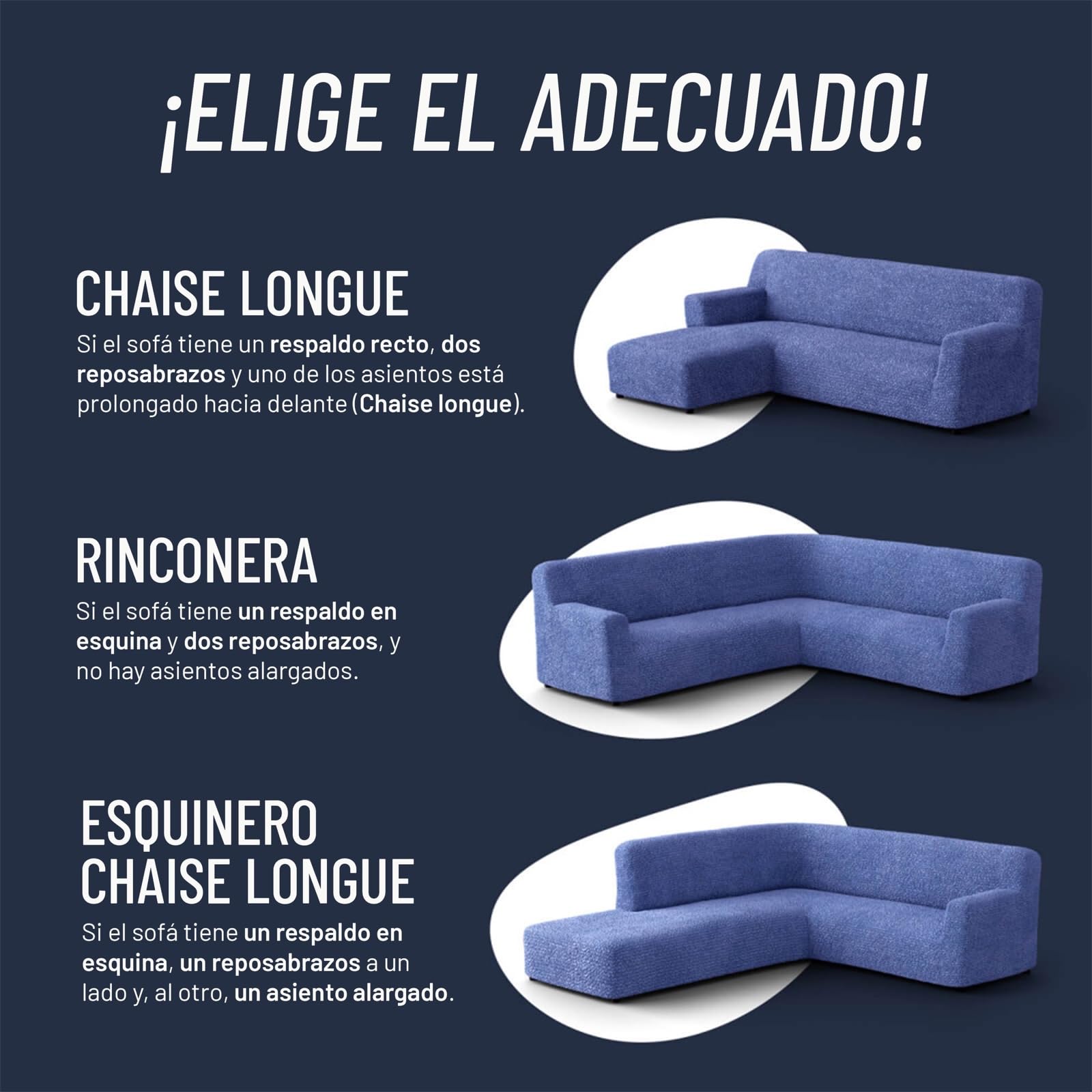 PAULATO - Funda de Sofá Esquinero Microfibra, Tejido Antigarras Lavable a Máquina, Tecnología WavyTech y Certificación Oeko-Tex, Made in Italy - Color Blanco