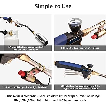 Amazon.com: Propane Torch Burner Weed Torch High Output