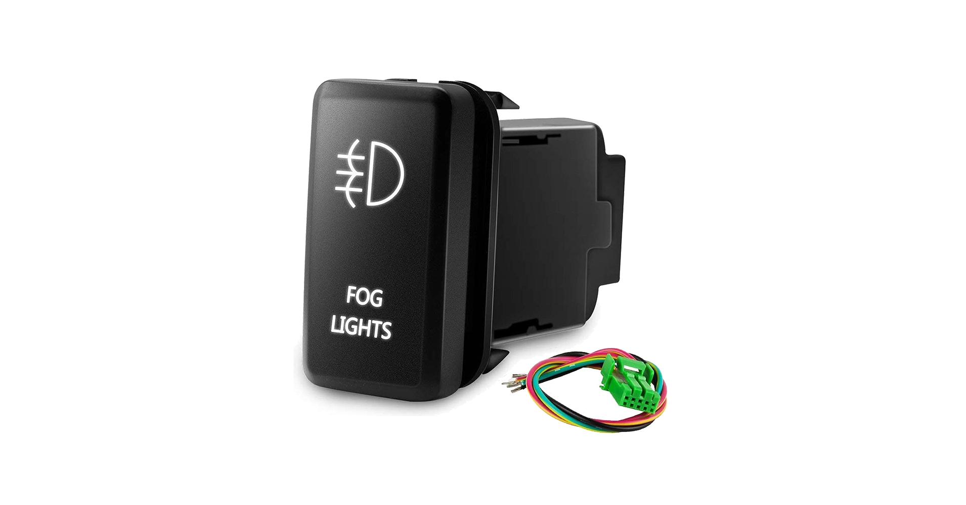 Amazon.com: MNJ Motor White Fog Lights Symbol Push Switch