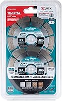 Vista 7 de Makita E-07200 X-Lock 4-1/2" Hoja de diamante segmentada para corte de mampostería, 2/pk