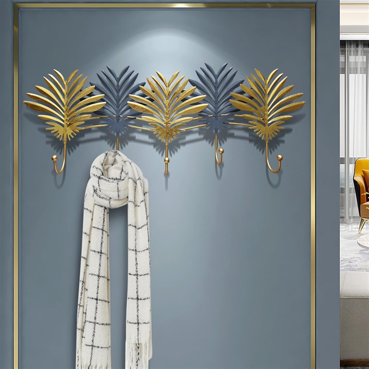 ステンレス製ハンガーラック コートフック 壁掛けコートラック、玄関吊り下げコートラック、鉄製壁掛けコートフック、コート、バッグ、タオ