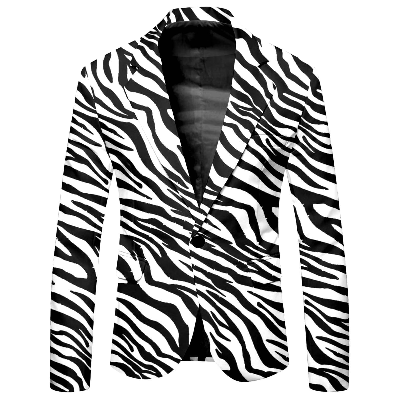 Americana de leopardo para hombre, chaqueta de traje de negocios, corte regular, chaqueta con un botón, abrigos deportivos de ocio, chaqueta de solapa elástica, traje de boda, corte regular,