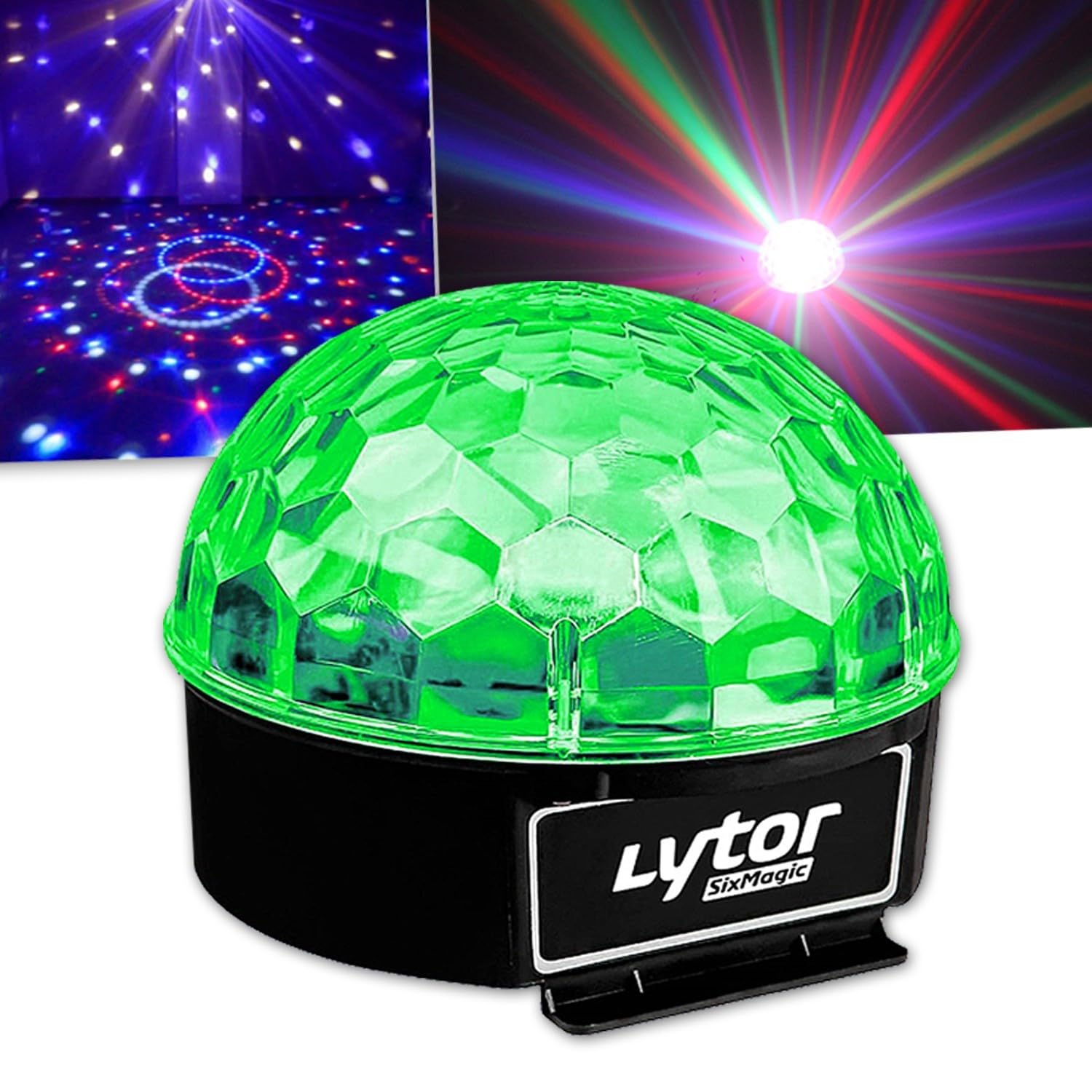 ENCEINTE PORTABLE 200W AVEC USB, BLUETOOTH + JEUX DE LUMIERE ASTROBALL + MICRO SANS FIL PA DJ SONO LED SOIREE FAMILLE KARAOKE