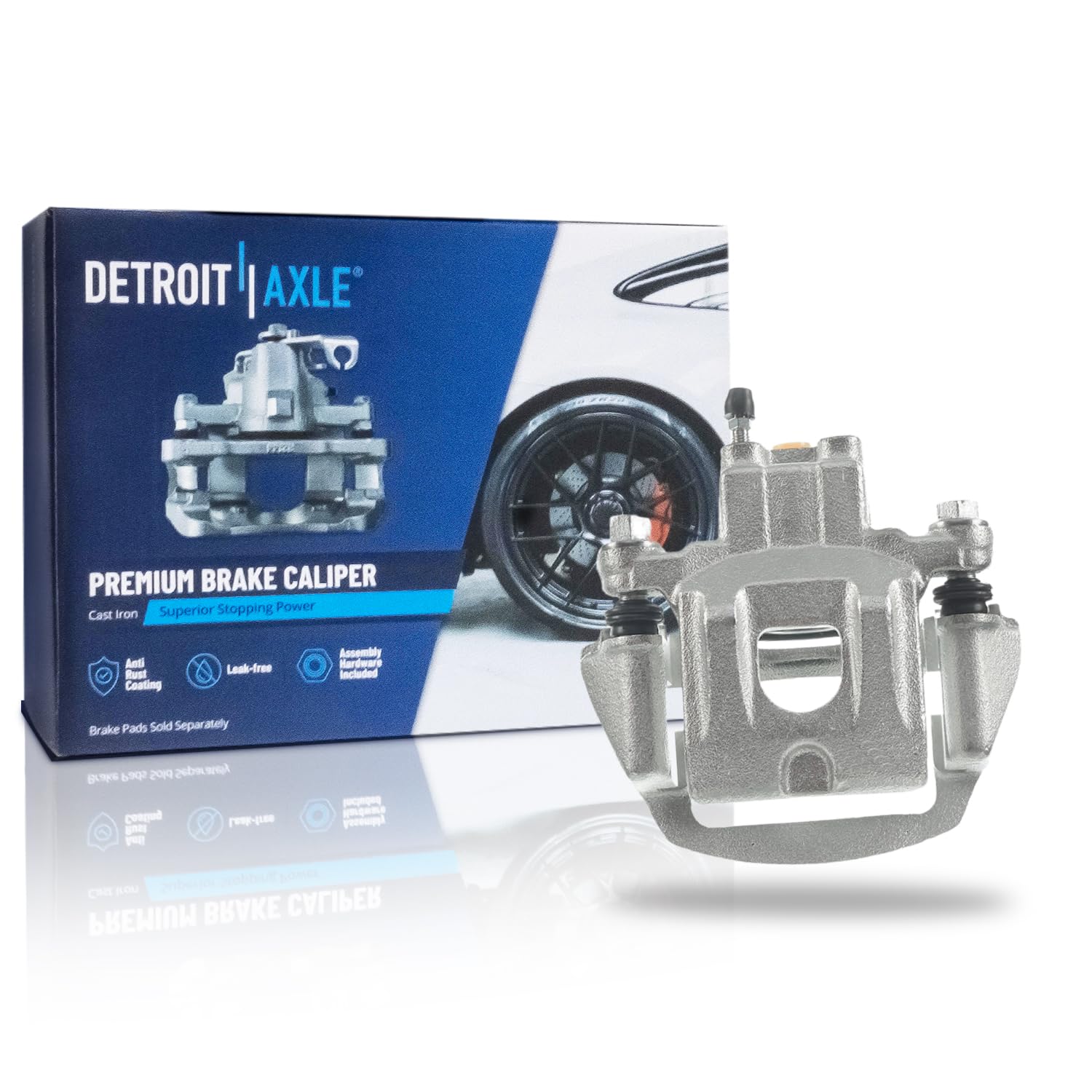 Detroit Axle - Rear Left Brake Caliper for Lexus RX330 RX350 RX400h