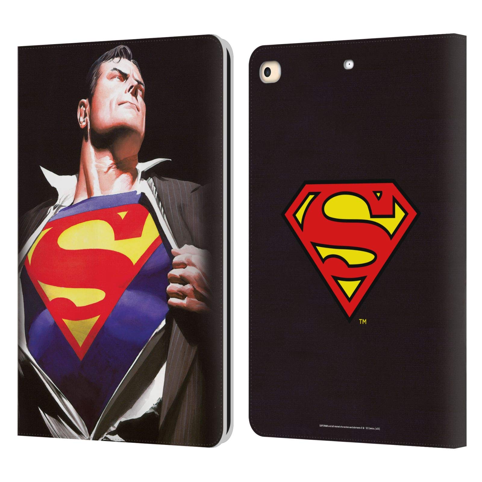 Étui iPad 9.7 2017 Superman protection tablette cuir DC Comics