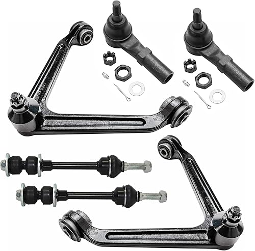 Miniatura 231 de Detroit Axle - Kit de brazos de control AWD para cargador Chrysler 300 Dodge Challenger Magnum, 2 brazos de control superiores delanteros con rótula