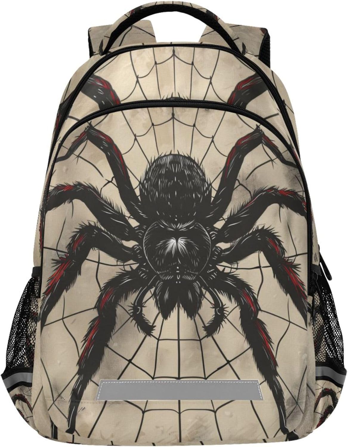 MNSRUU Laptop Backpack with Chest Strap, Spider School Backpack, Travel Hiking Backpack for Boys Girls Teen Adult, Rucksack, Knapsack