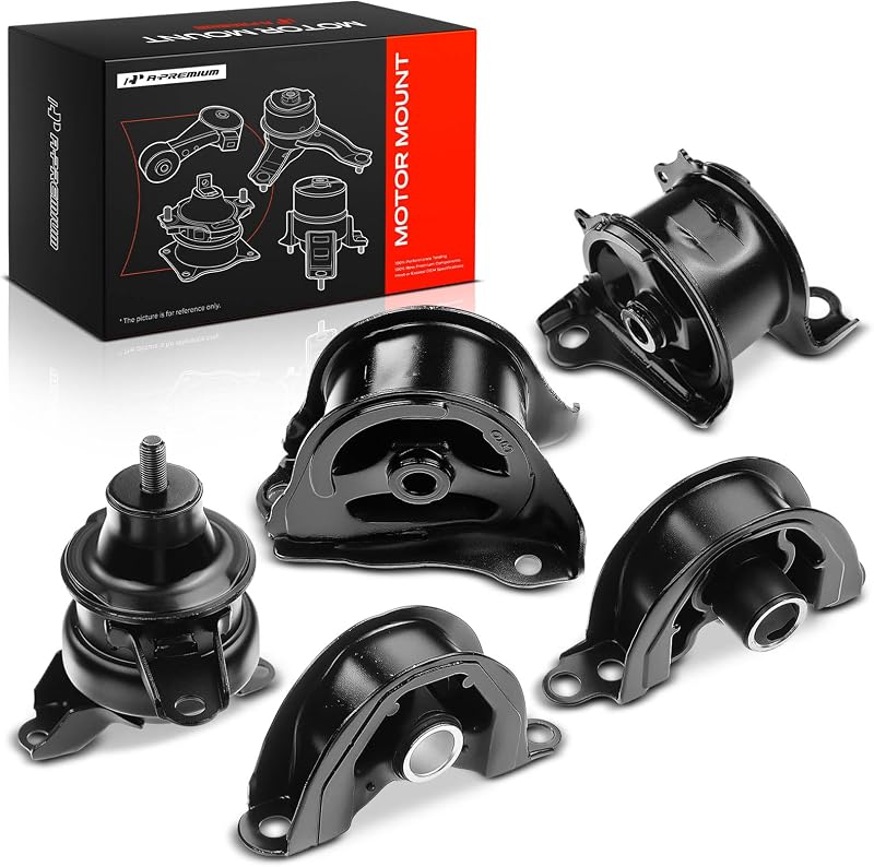 Kit de coxins do motor e câmbio A-Premium para Honda CR-V 1997–2001 2.0L automático – Conjunto com 5 peças