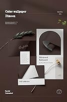 Vista 137 de Dimoon 236''x17.7'' White Thicken Peel and Stick Wallpaper Contact Paper Modern Self Adhesive Wall Paper Removable Renter Friendly Textured Solid