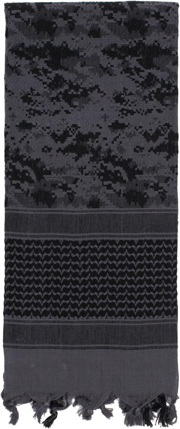 Rothco Digital Camo Shemagh Tactical Desert Keffiyeh Scarf