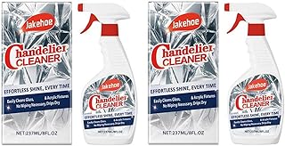 2 Pcs Chandelier Cleaner Spray – No Wipe Crystal & Brass Cleaner for Chandeliers, Drip-Dry Formula, Safe for Glass, Silk Plants, and Dark Crystals – Fast Dusting & Streak-Free Cleaning
