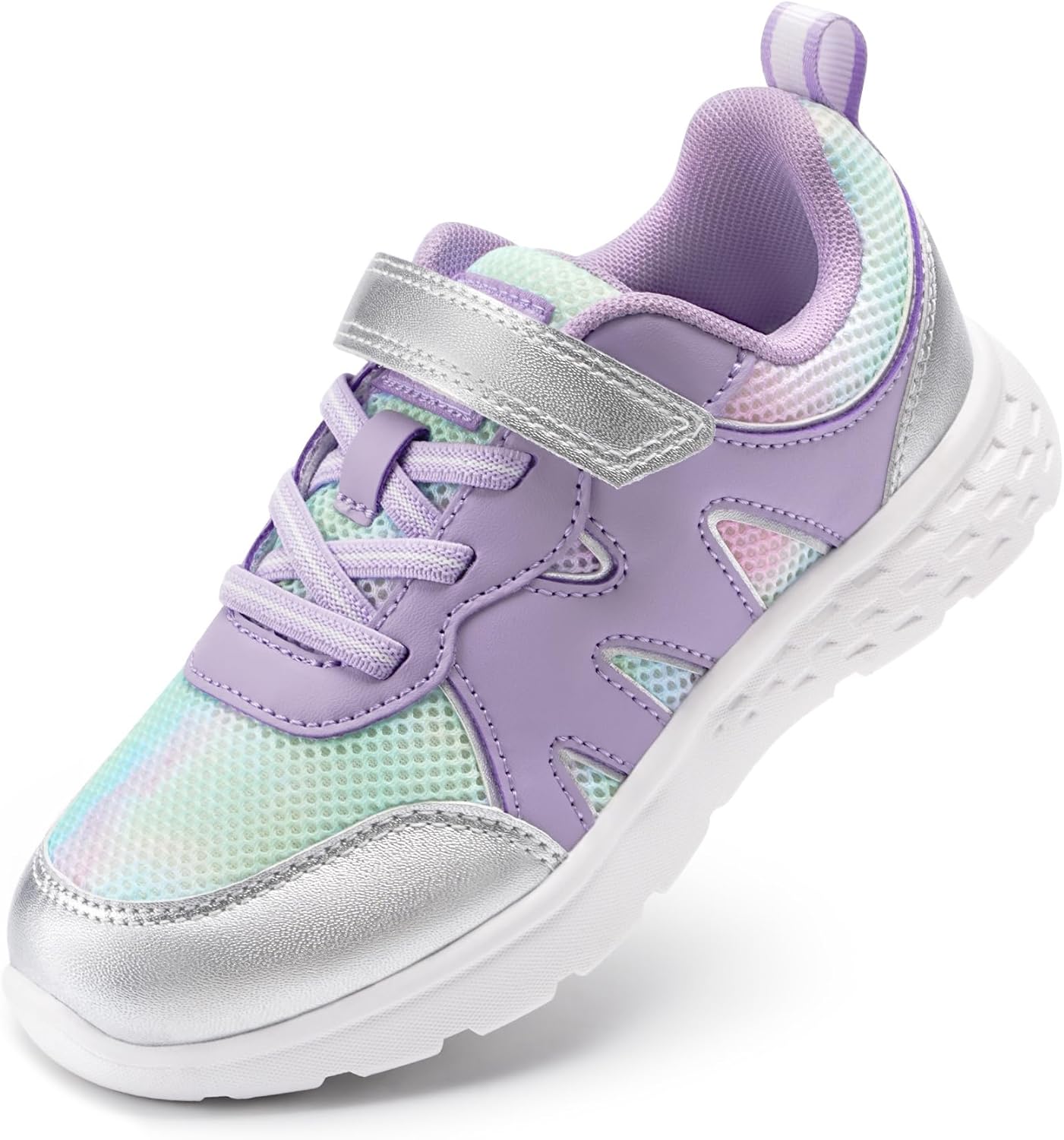 Stelle Girls Sneakers Kids Tennis Shoes with Non-Slip Sole Lightweight Breathable Athletic Sports Running Shoes for Toddler/Little Kid/Big Kid