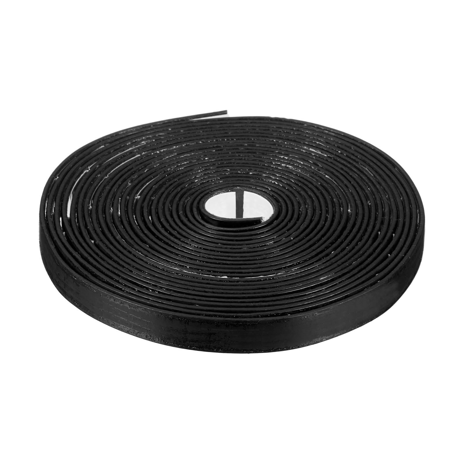 Nexarelle Smoke Fire Seal Strip, 16.4 Feet Expandable Door Seal Tape Self Adhesive Graphite Rubber Composite Material for Fire Rated Windows Steel Doors, 15mm / 0.59" W x 2mm/0.08" T, Black