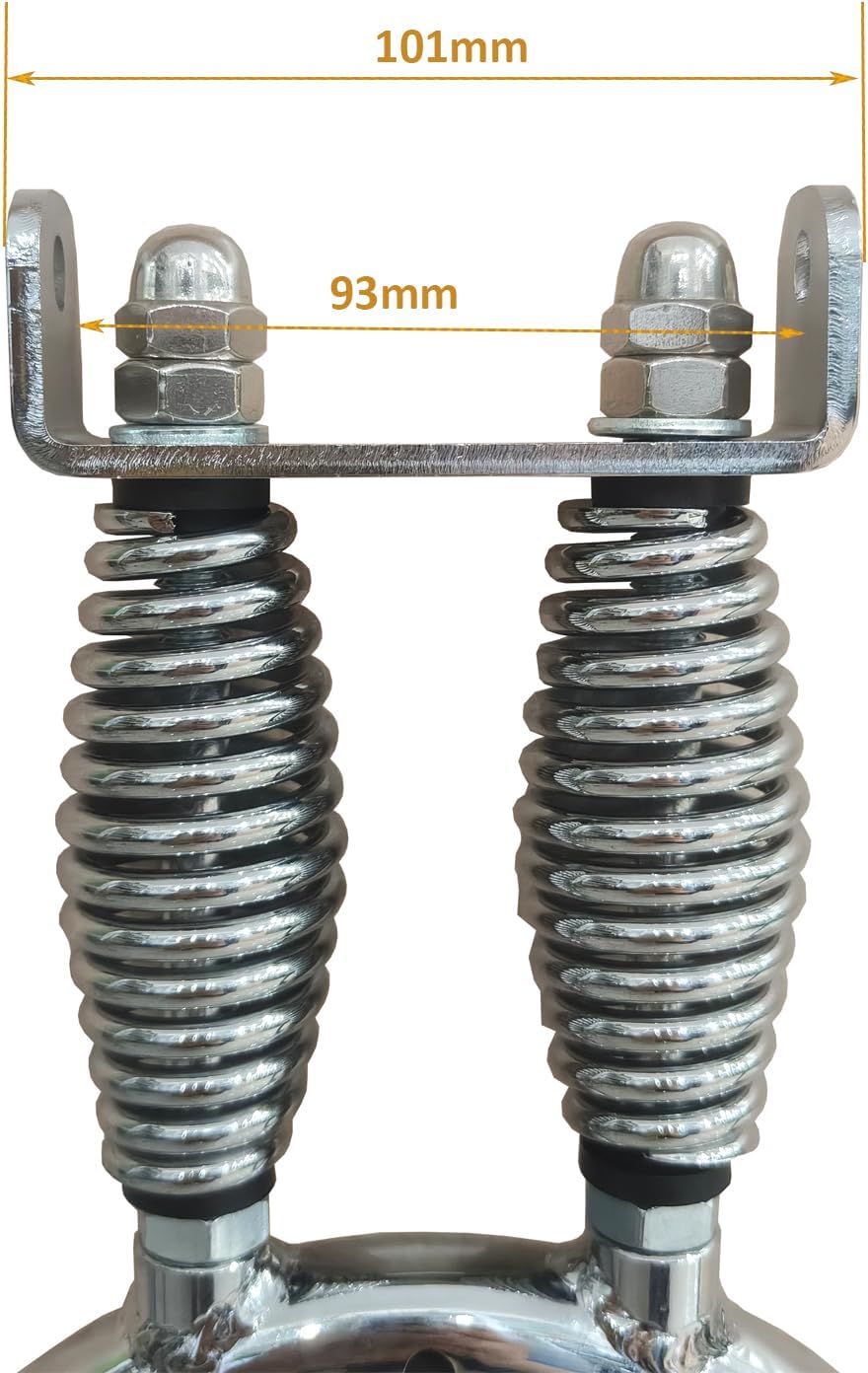 CDHPOWER 20"/26" Bicycle Dual Suspension Sissy BAR, Frame Equipped, Bike Seat Post