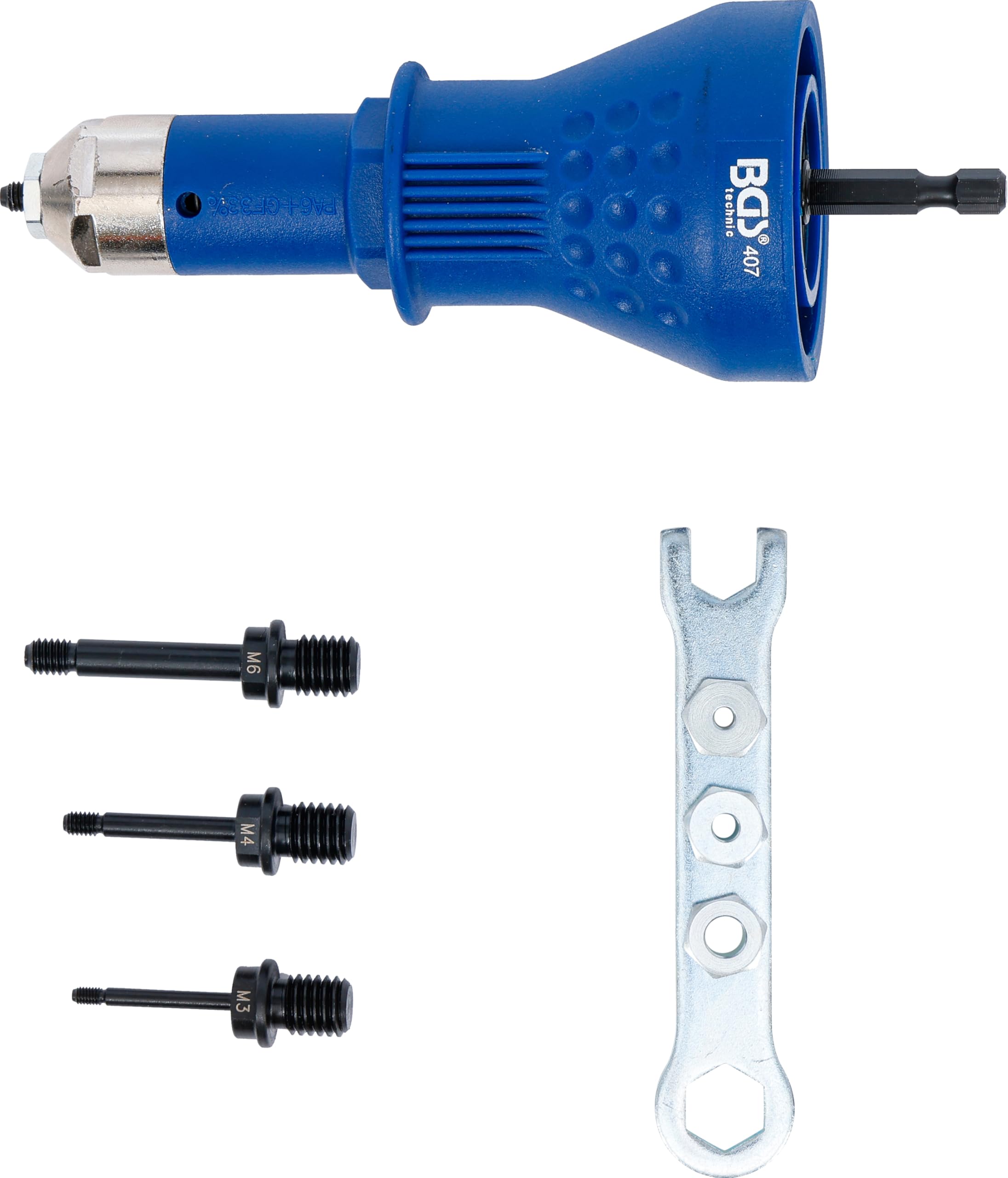 BGS 407 | Punta para tuercas remachables M3 / M4 / M5 / M6