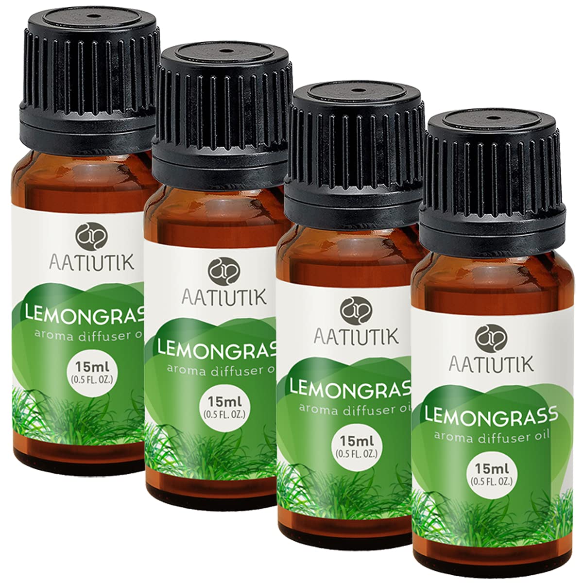 Aatiutik Essential Anti Bacterial Aroma Oil Diffuser for Home Electric and Tlight Diffuser | Home Fragrance | Lemongrass Diffuser Oil for Home Office Spa Hotel - Set of 4, 15 ML Each (B0952SBPMJ) Amazon Price History, Amazon Price Tracker