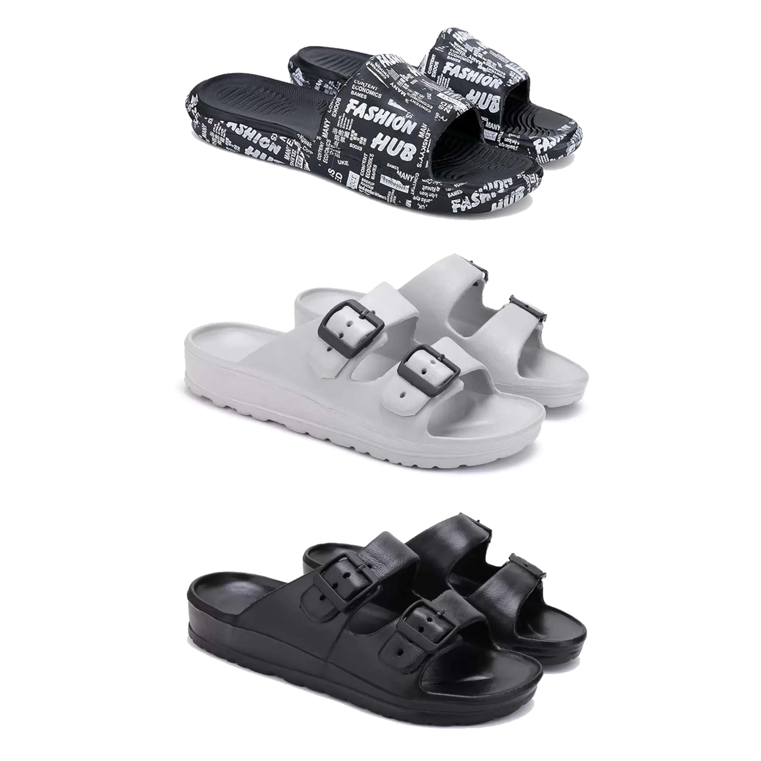 Men’s Casual Slip-On Sandals – Designs & Stylish Open-ToePCV-SAN-(3-COMBO)-3103-3114-3115-picture-11