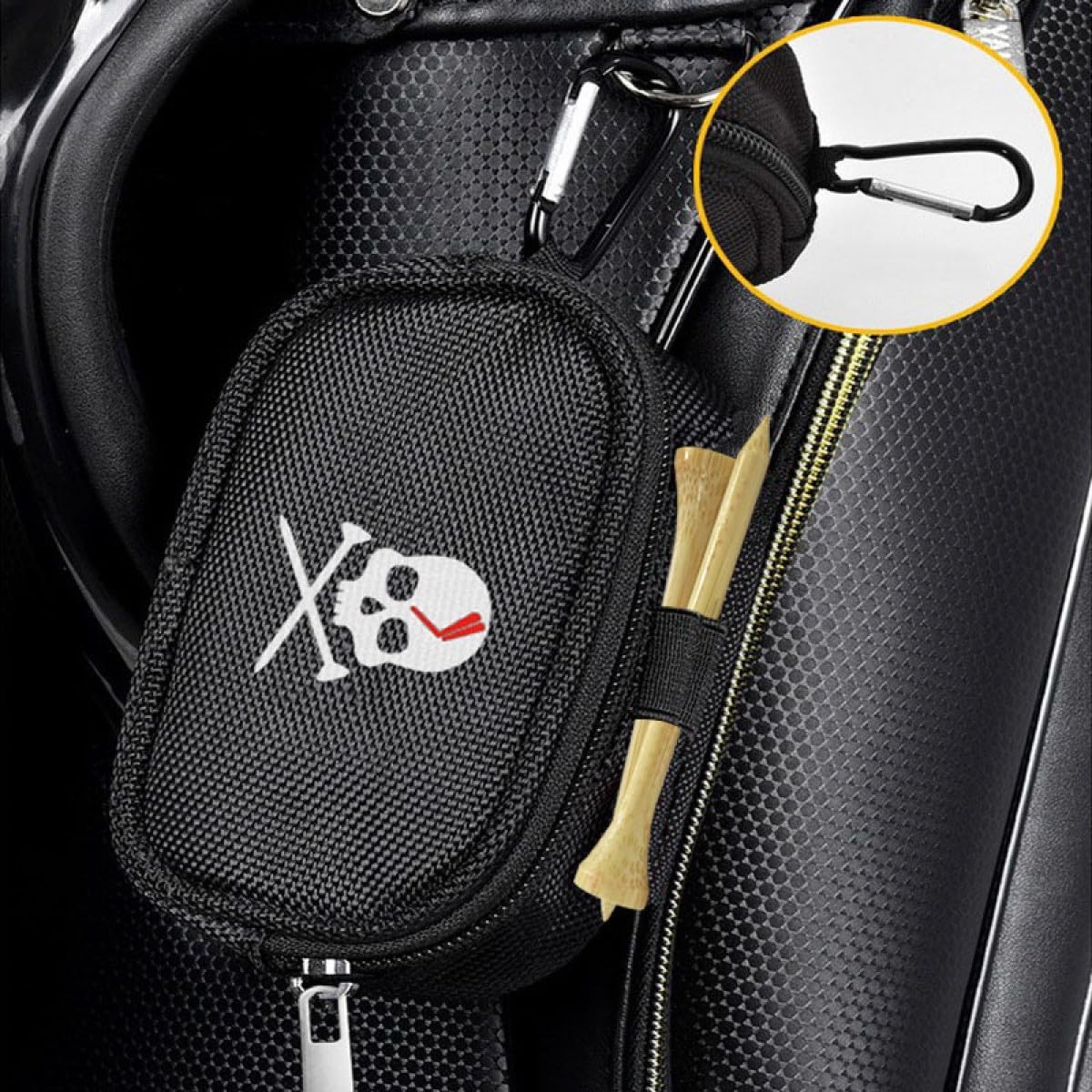 Sacca Da Golf Portatile - Custodia per Palline e T-Shirt Con Porta Tee