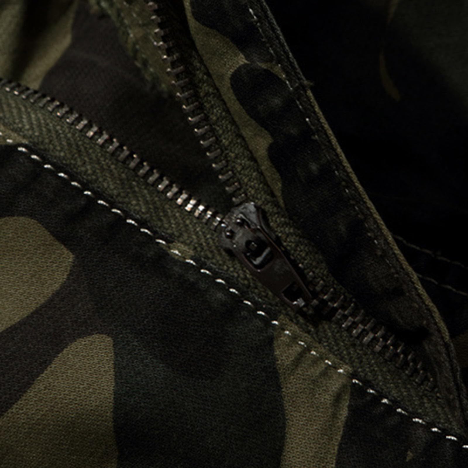 Cargo Short for Men,Relaxed Fit Camo Shorts with Multi Pockets,Outdoor Casual Work Hiking Bermuda Short Knee Length Green S