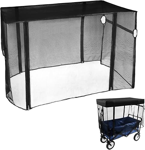 Cubierta de red para carro al aire libre, accesorios de red de mosquito plegable para niños, jardín al aire libre, camping, carrito de empuje y