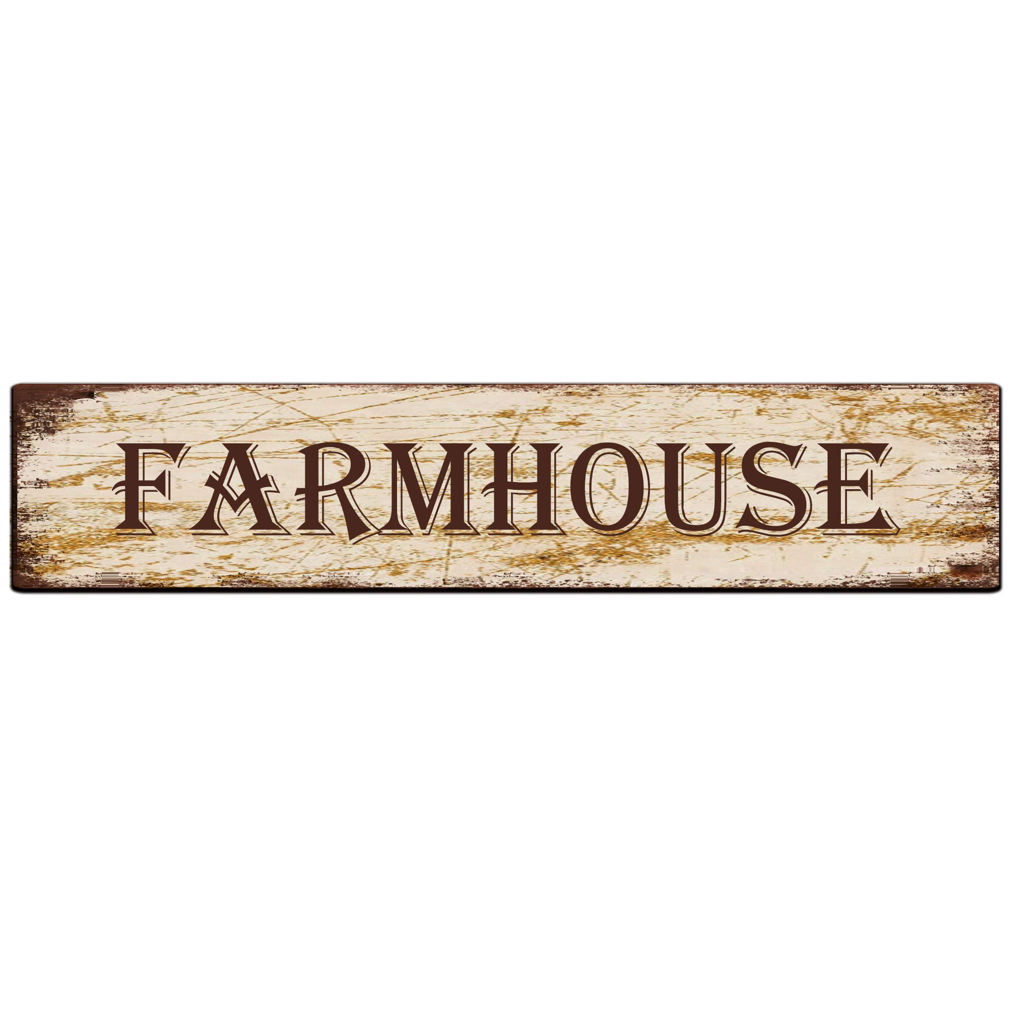 Farmhouse Retro Tin Signs Aluminum Metal Sign for Kitchen Home Garden Wall Bar Cafe Decor 4x16 Inch