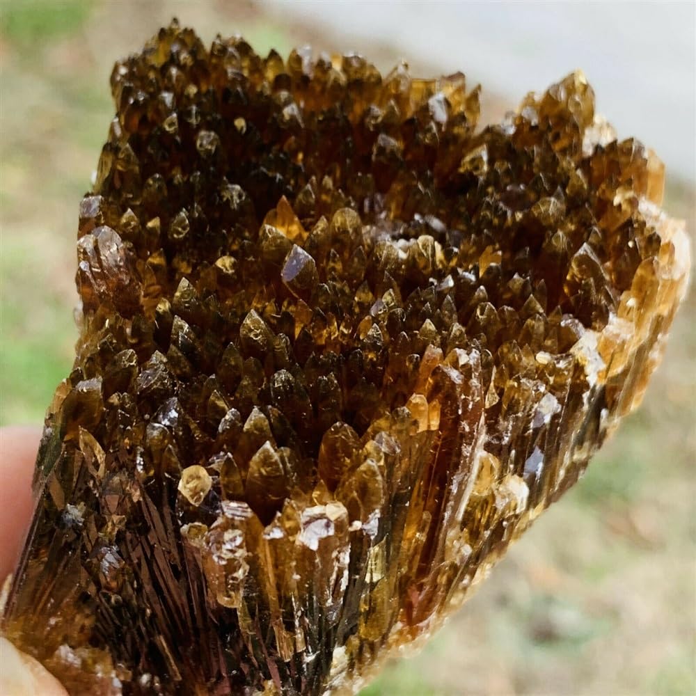 MDBJTCYZN Amber Calcite Cluster Rough Stone Crystal Home Office Decoration Gifts Ornaments (Size : 250-300g)