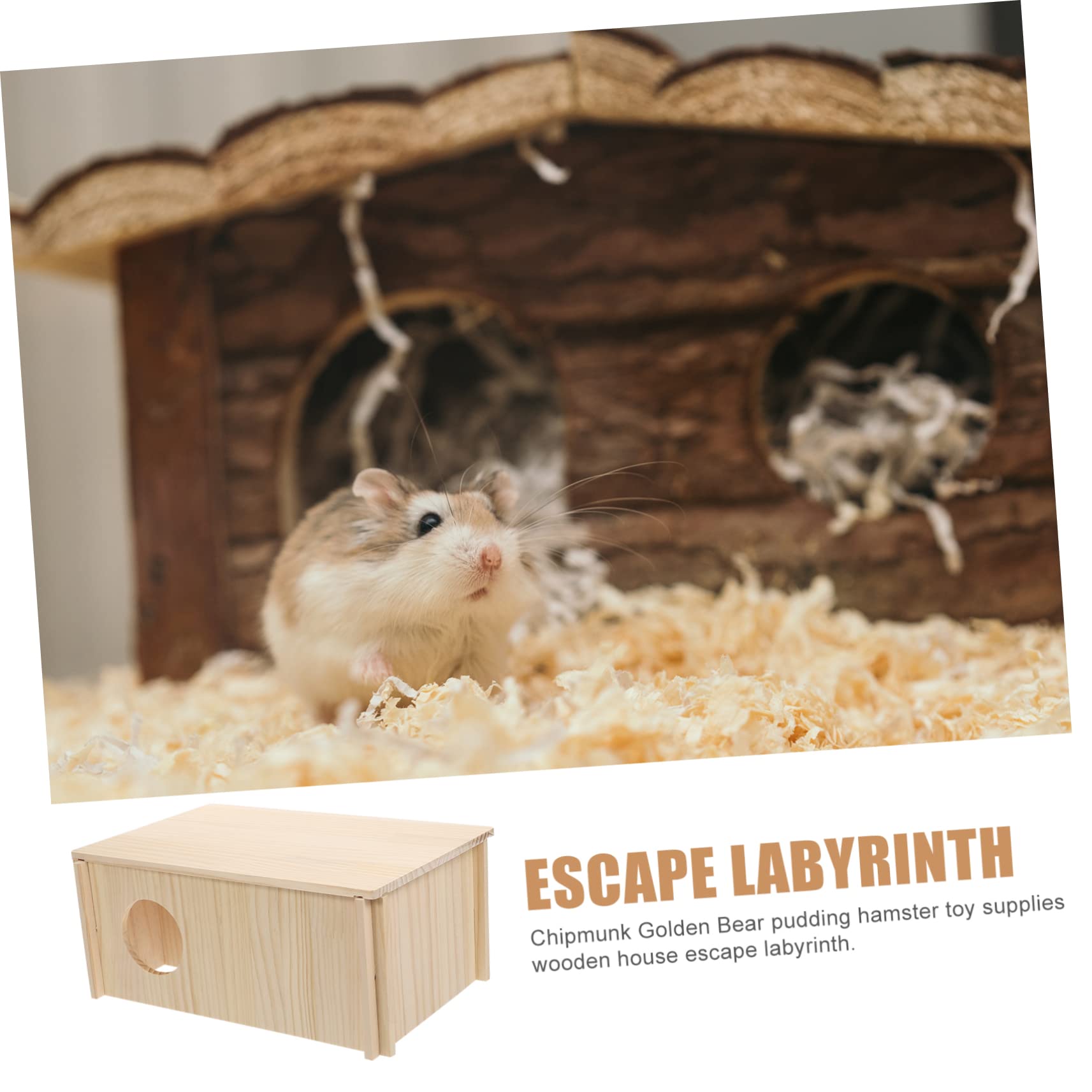 Sosoport 1stück Hamster Nest Gemütliches Schlafhaus Für Hamster Spielzeug Und Versteck Natürlichem Material Für Kleintiere Rückzugsort