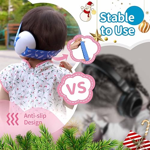 Miniatura 7 de Retevis EHN008 - Protección auditiva para bebés durante menos de 18 meses, auriculares para bebés, reducción de ruido con diadema antideslizante,