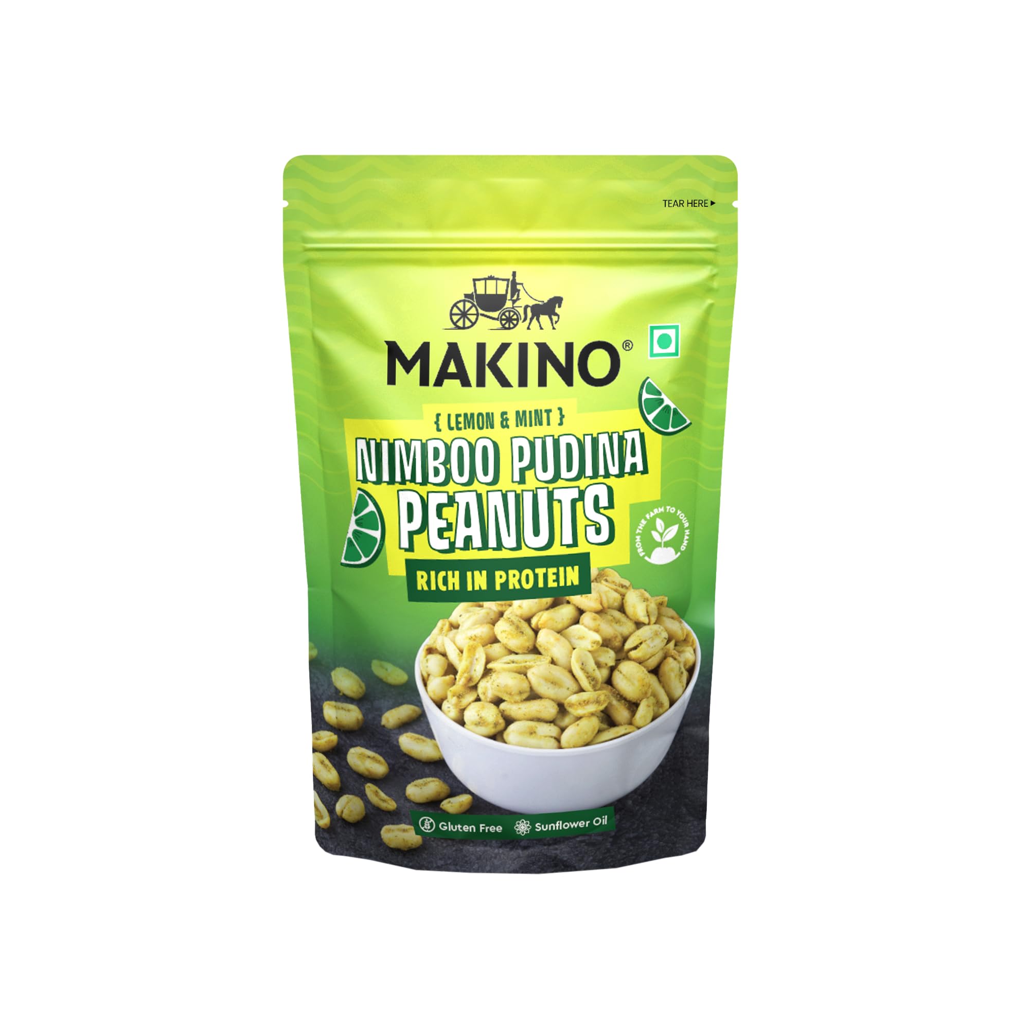 Makino Roasted Peanuts Nimboo Pudina 150 gm (B0B4DFXR9P) Amazon Price History, Amazon Price Tracker