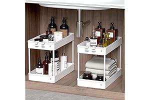 SPACEKEEPER Under Sink Organizer: The Ultimate Storage Remedy for Tidy Closets