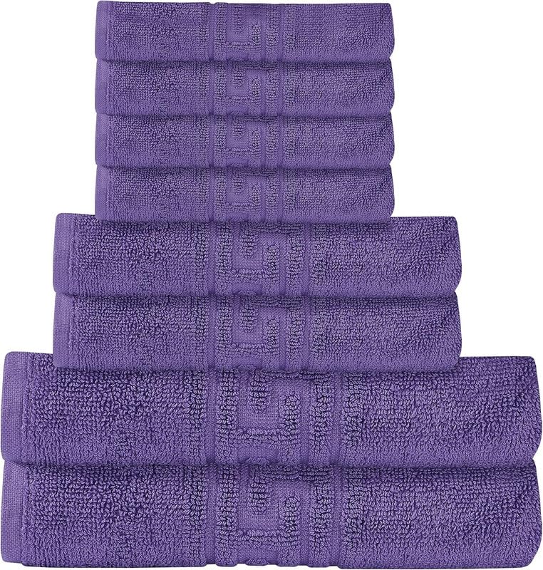 Indus Textiles 100% Egyptian Cotton Towel Sets 8 Piece