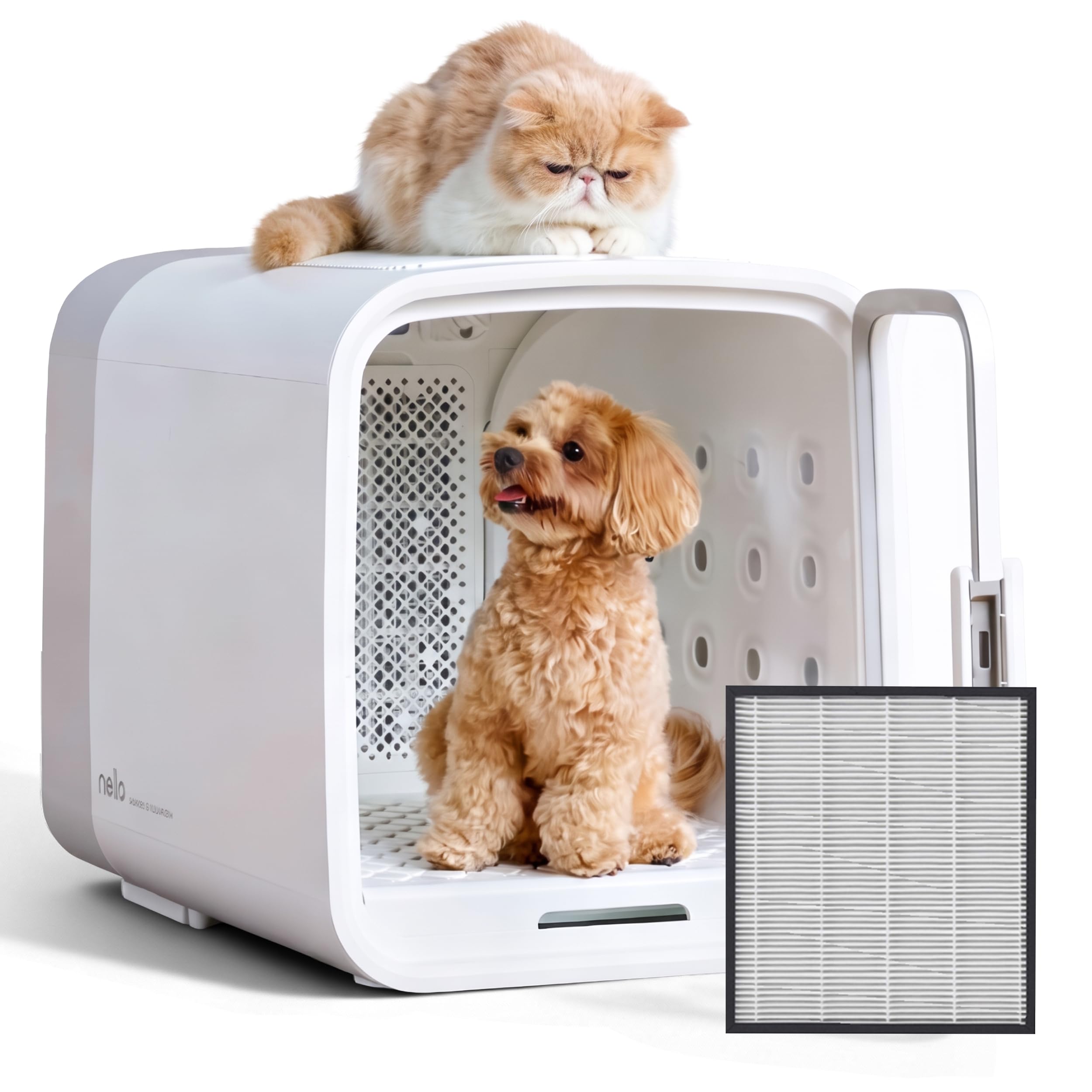 Amazon | nello ペットドライルーム＋Deo 日本製モーター2基搭載 獣