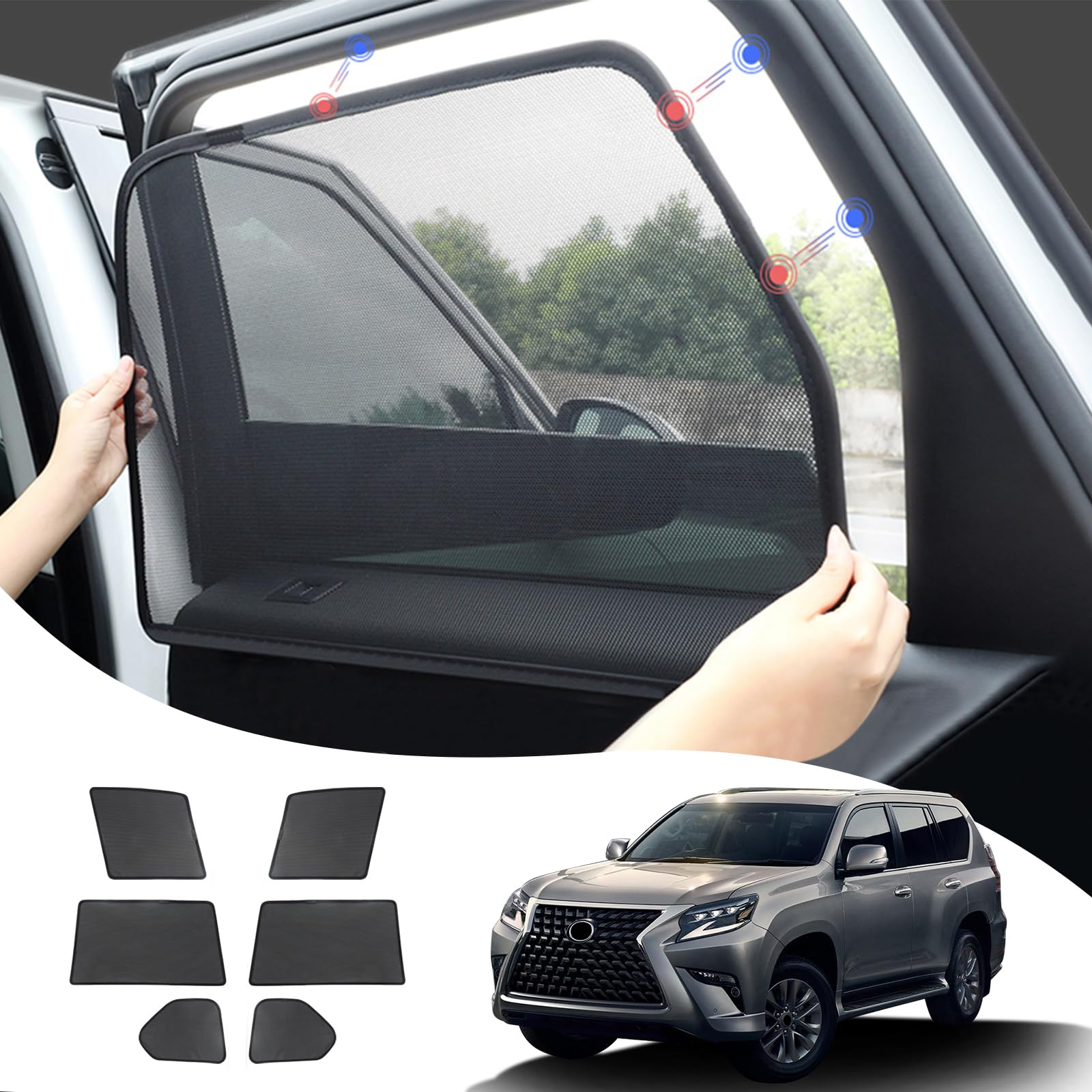 Amazon.com: Car Window Shades, Car Side Window Breathable Mesh