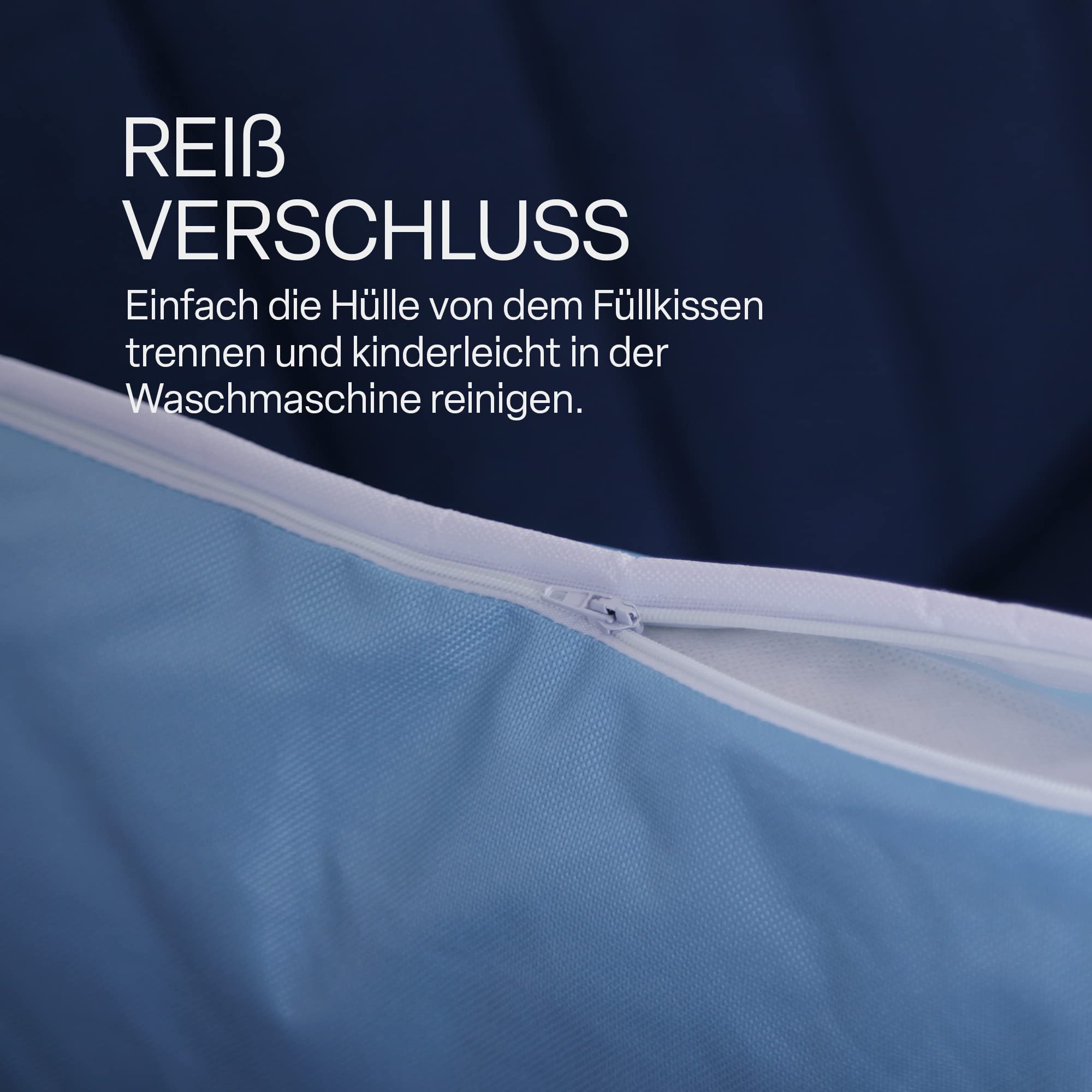 Bestlivings Outdoor Kissen mit Paspel 6er Pack (45 x 45 cm) Türkis - Dekokissen Garten Reißverschluss - Schmutz- und Wasserabweisend - Abnehmbarer Bezug