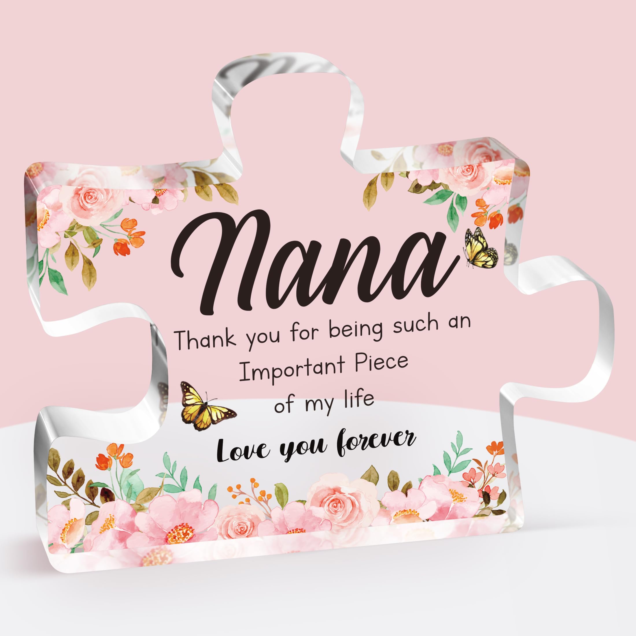 Amazon.com: Nana Gifts - Acrylic Puzzle Piece Decorations 3.9 x