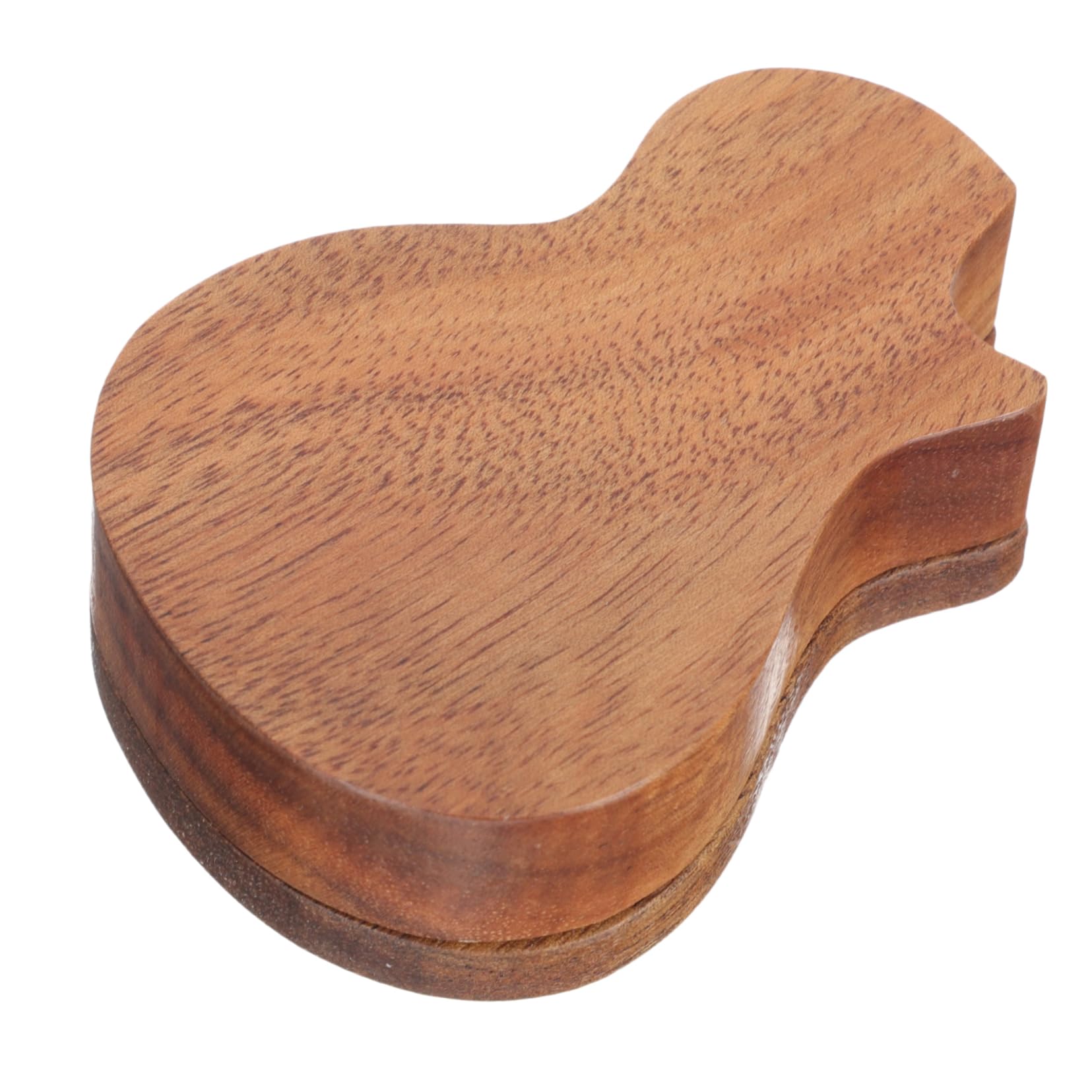 Sosoport Wooden Guitar Pick Storage Organizer Box Durable Plectrum Display Case for Acoustic Electric Guitars for Travel Concerts and Smooth Finish Easy Access