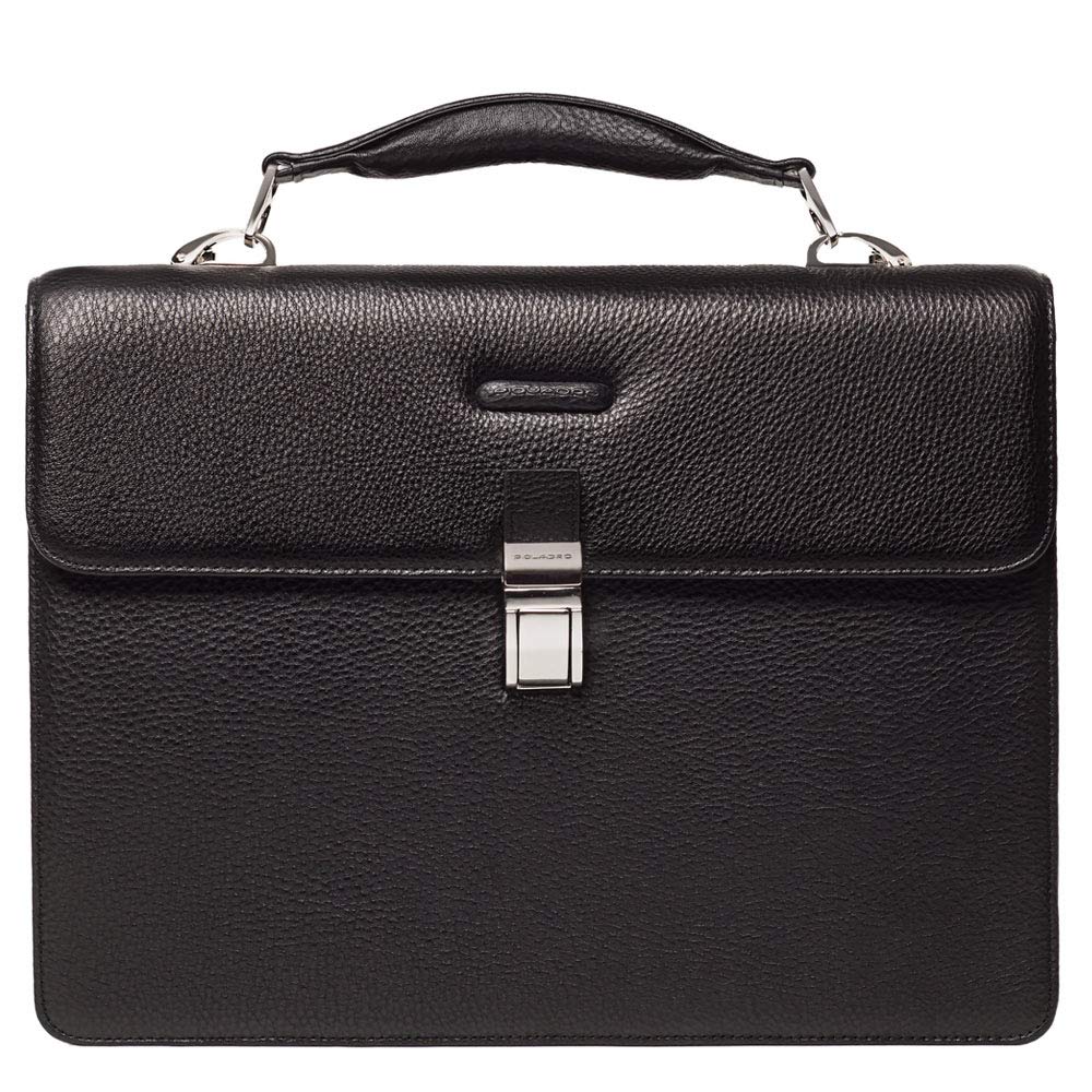 Piquadro Unisex Schwarz Schulranzen, 30 Cm,