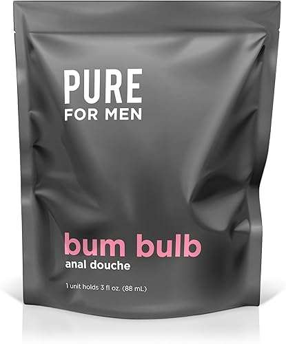 Miniatura 3 de Pure for Men Bum Bulb | Kit de ducha anal con punta desmontable | Enema reutilizable, fácil de usar y duradero | Capacidad 3 oz (3.0 fl oz)