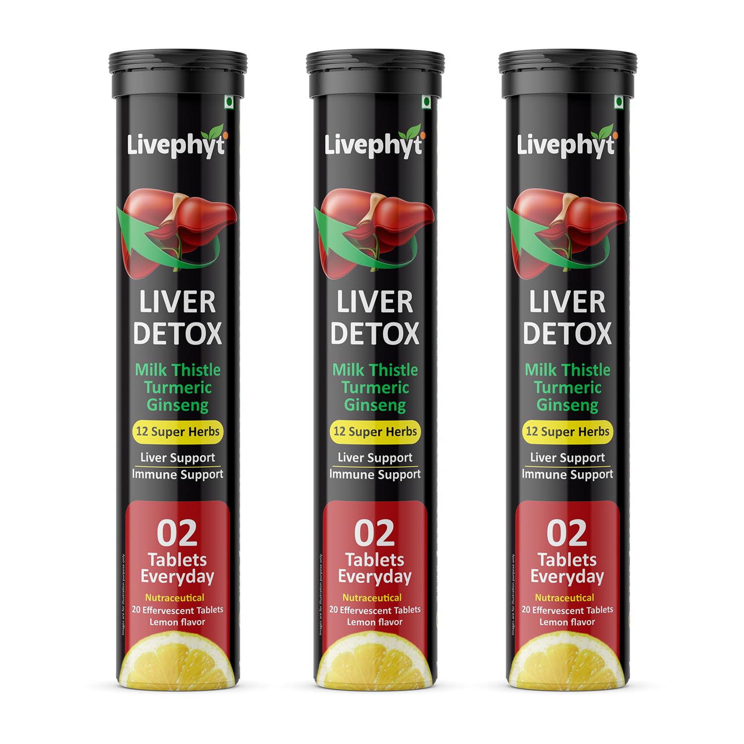 Liver Detox Supplement – Fatty Liver Support, Liver Cleanse & Digestion (Pack of 3) 60 Tablets-image-8