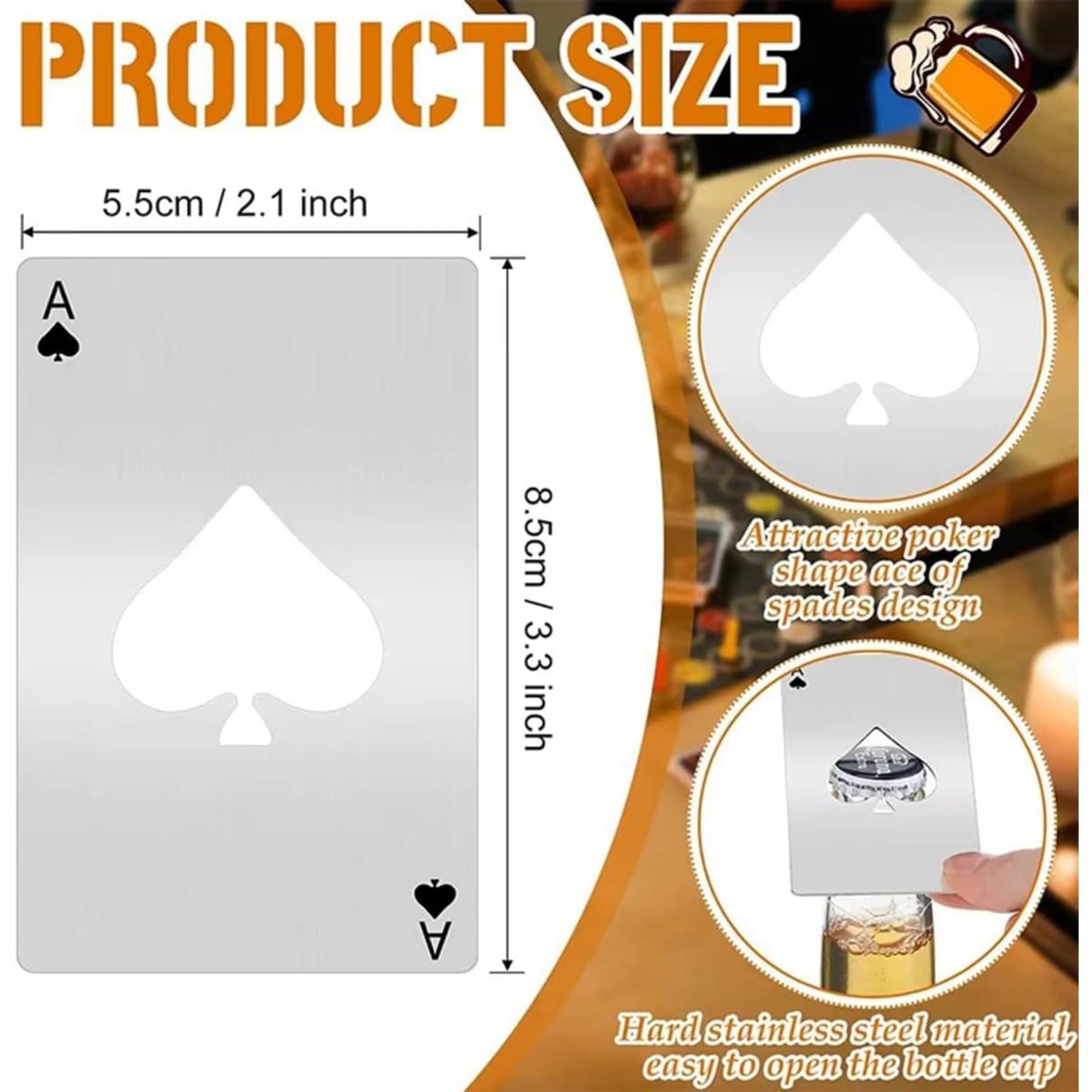 Apribottiglie con incisione, asso di picche, apribottiglie personalizzato, regalo di nozze, apribottiglie con carta di credito, regali per proposte di sposo (60 pezzi)