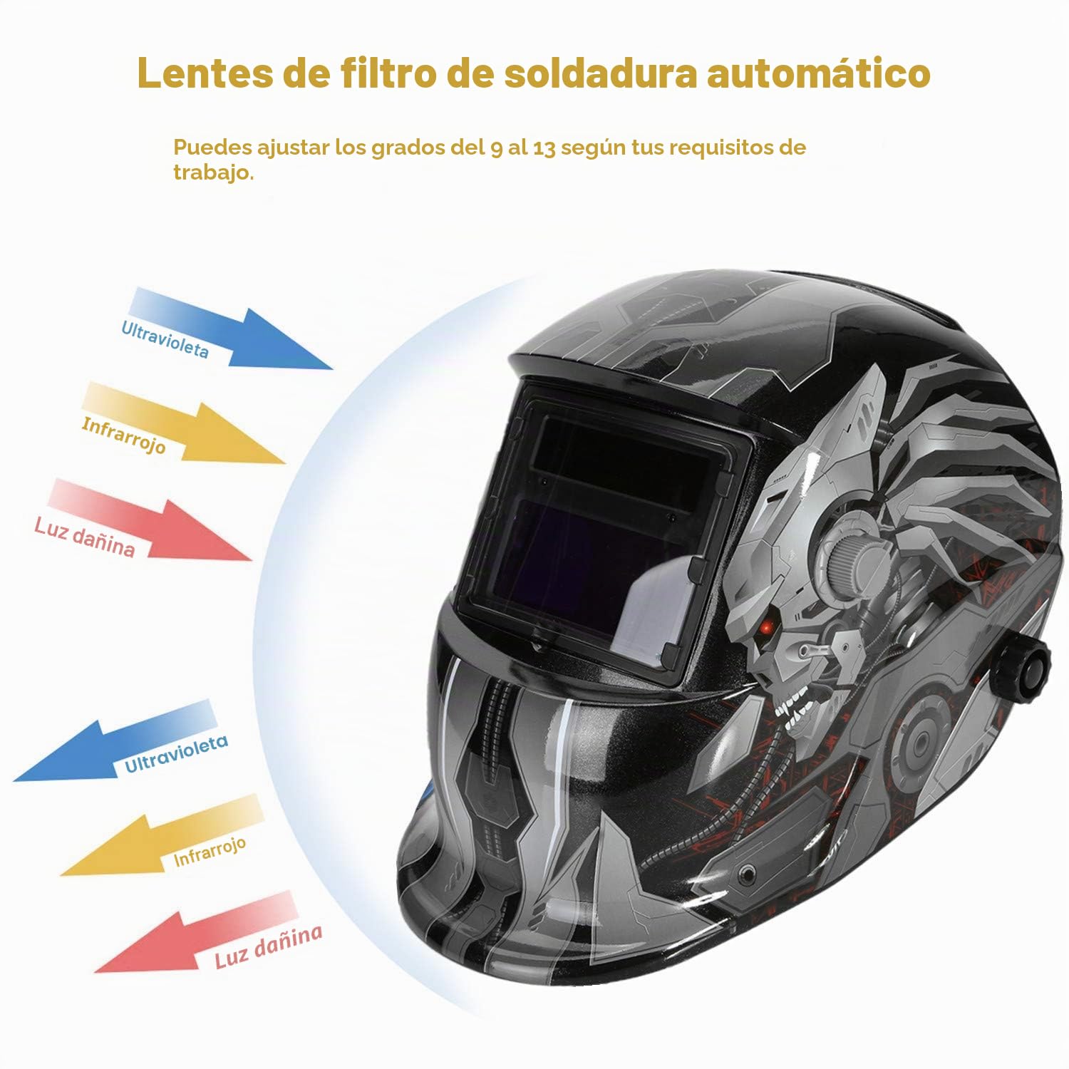 LESOLEIL Casco de Soldadura automático